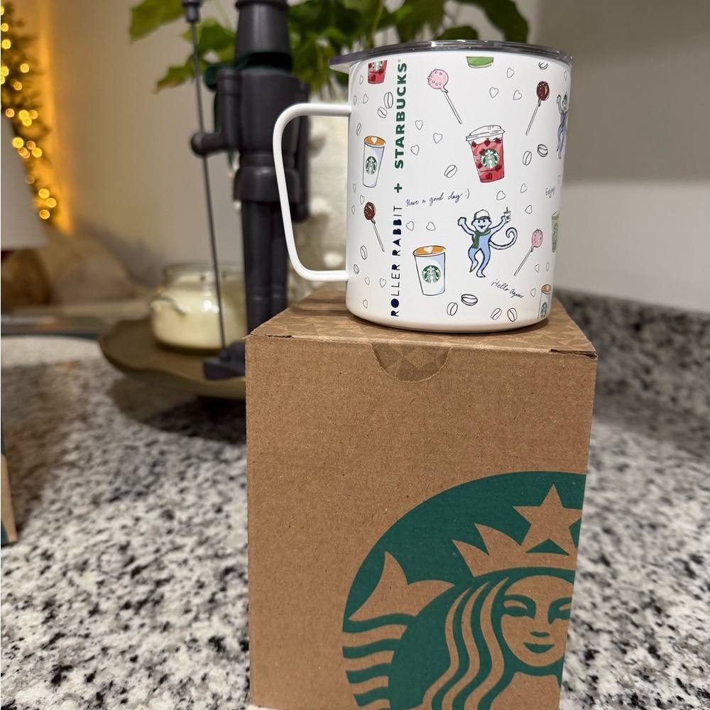 Roller Rabbit x Starbucks collab Mug